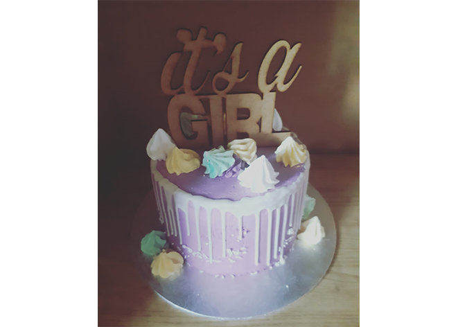 Baby Girl Cake